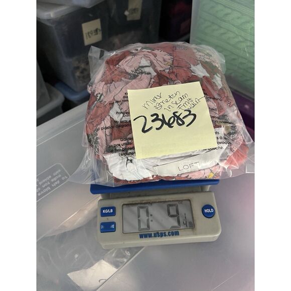 LOFT Babydoll Peasant Dress Floral Puff Sleeve Casual Cottagecore Pullover 12 - Picture 11 of 12